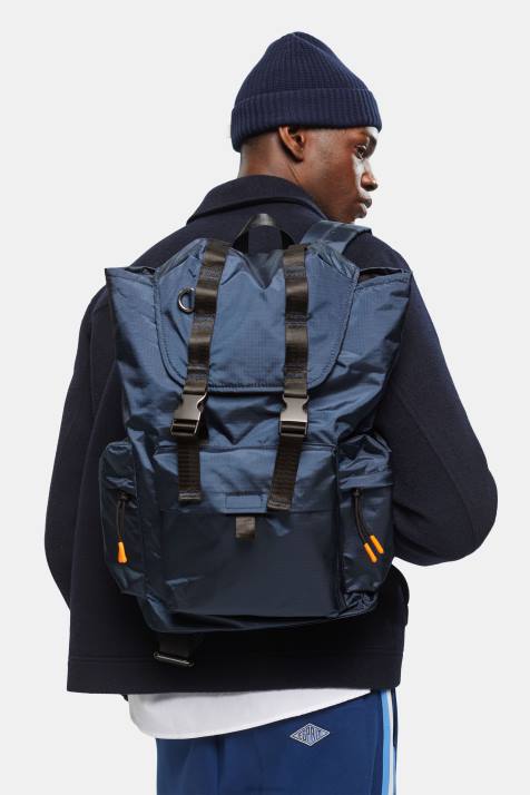 acessórios azul gasolina homens Esprit mochila ripstop NBHL762