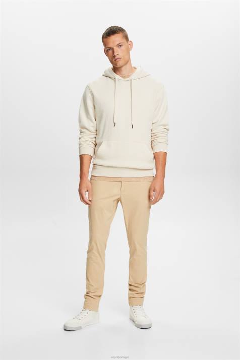 calças areia homens Esprit calça chino slim NBHL592