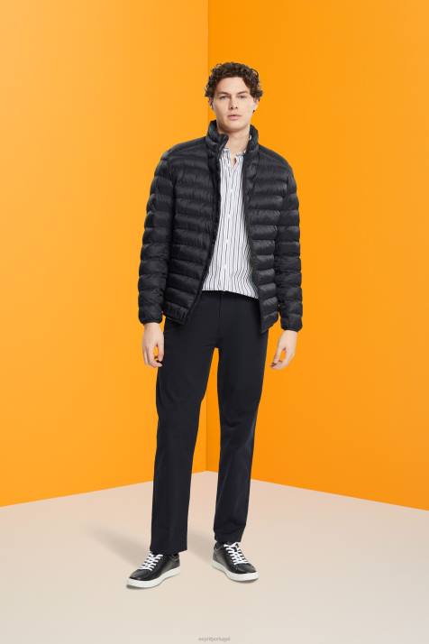 camisas branco homens Esprit camisa listrada NBHL786