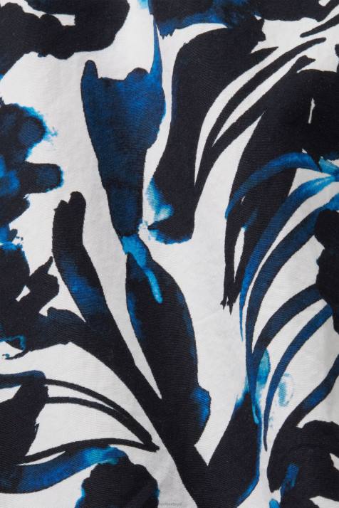 camisas marinha homens Esprit camisa estampada manga curta, 100% algodão NBHL613