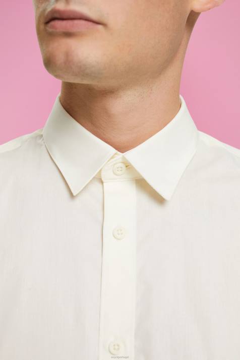 camisas off white homens Esprit camisa de algodão sustentável NBHL831