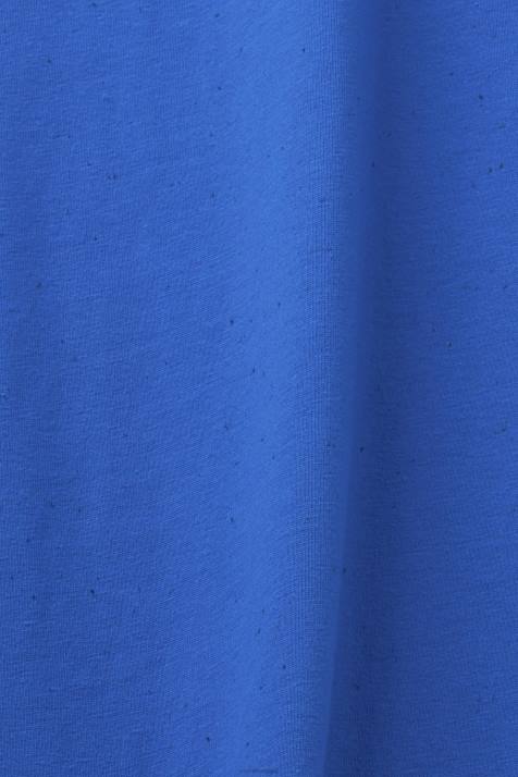 Camisetas azul homens Esprit camiseta de jersey manchada NBHL781