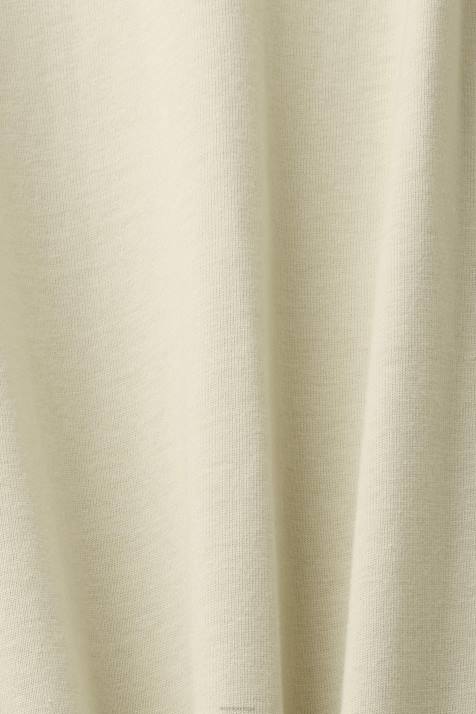 Camisetas bege homens Esprit camiseta com estampa de logo NBHL600