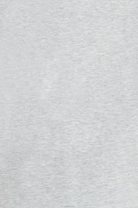 Camisetas cinza claro homens Esprit camiseta com aplique de logo e brilho fosco NBHL615