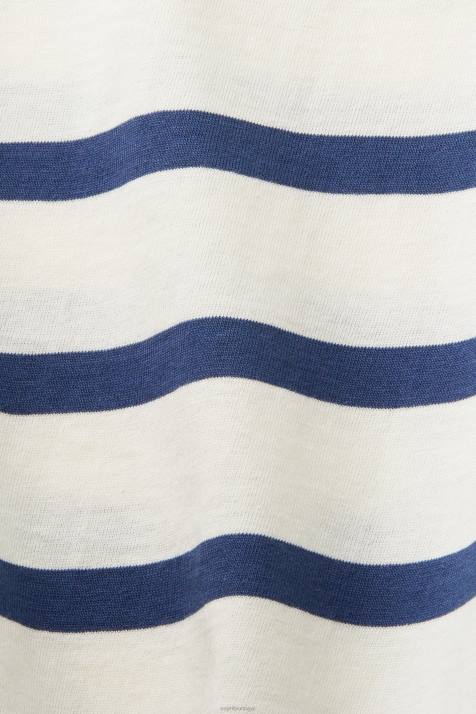 Camisetas gelo homens Esprit camiseta listrada em jersey, 100% algodão NBHL591