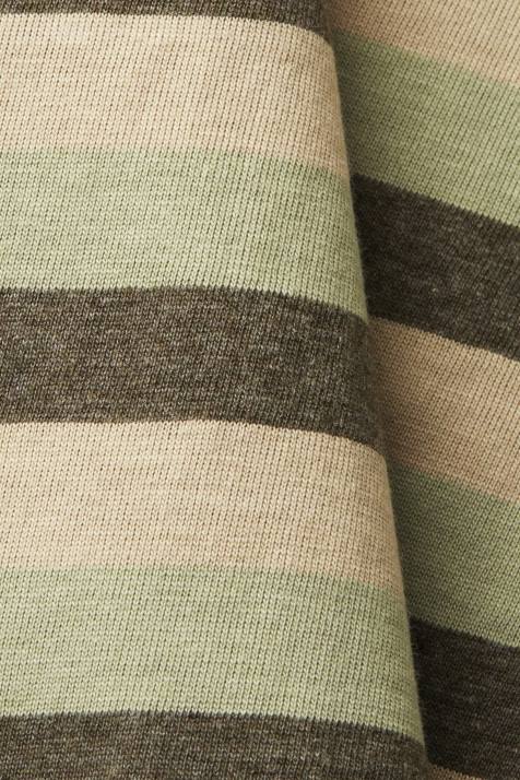 Camisetas luz verde homens Esprit camiseta listrada em jersey, 100% algodão NBHL735