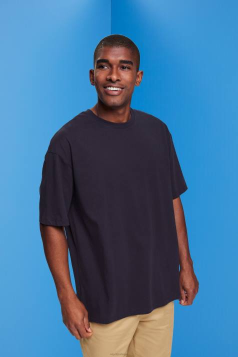 Camisetas marinha homens Esprit camiseta de jersey grande NBHL843