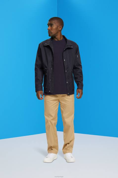 Camisetas marinha homens Esprit camiseta de jersey grande NBHL843