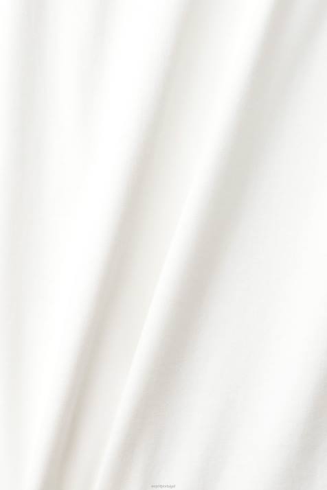 Camisetas off white homens Esprit camiseta de jérsei NBHL954