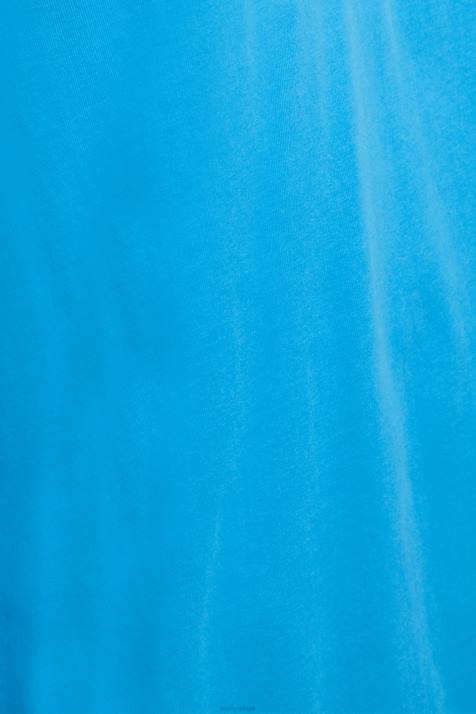 Camisetas turquesa homens Esprit camiseta com aplique de logo e brilho fosco NBHL618