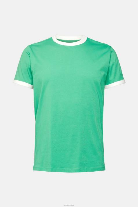 Camisetas verde homens Esprit camiseta de jérsei NBHL955