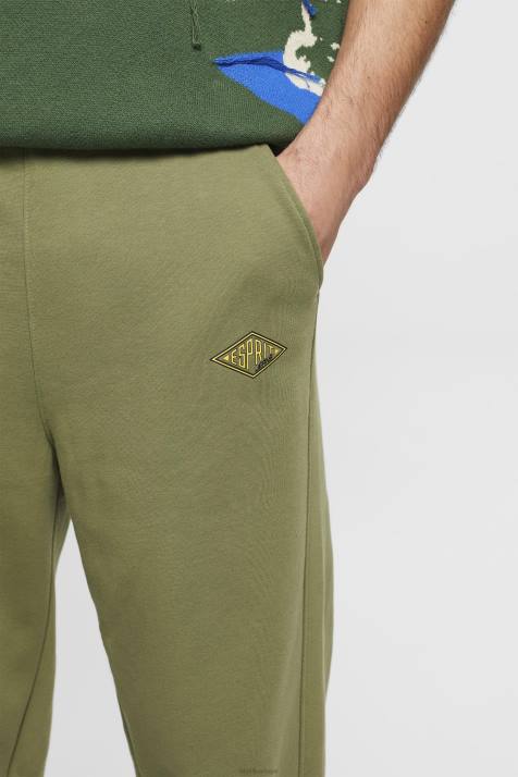 corredores Oliva homens Esprit jogger com estampa de logo NBHL666