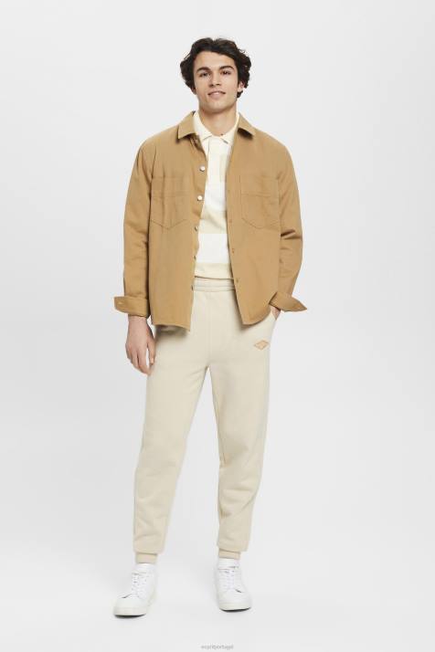 corredores cinza claro homens Esprit jogger com estampa de logo NBHL665