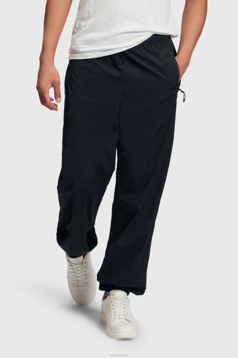 corredores preto homens Esprit joggers relaxados NBHL787