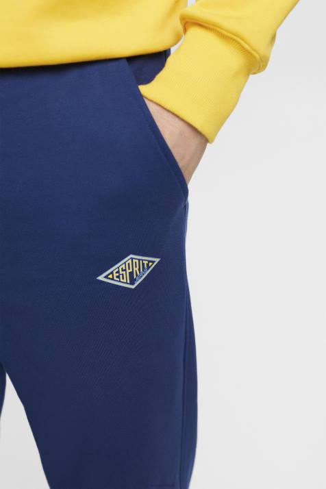 corredores tinta homens Esprit jogger com estampa de logo NBHL667