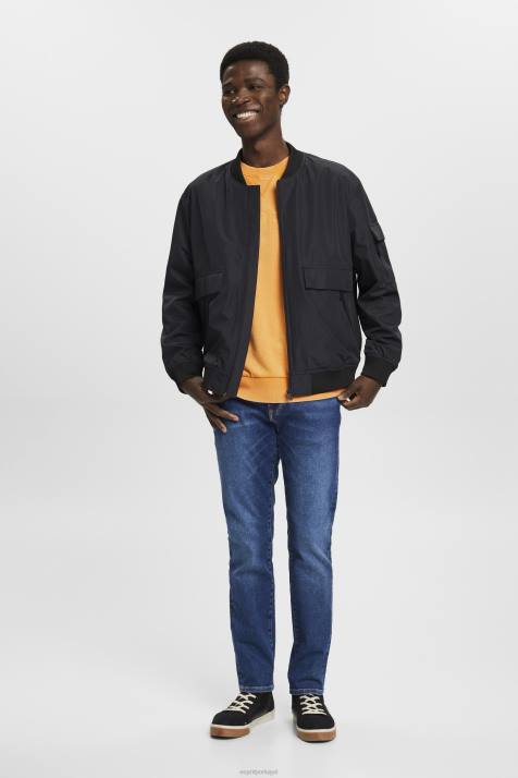 jaquetas preto homens Esprit jaqueta estilo bomber NBHL766