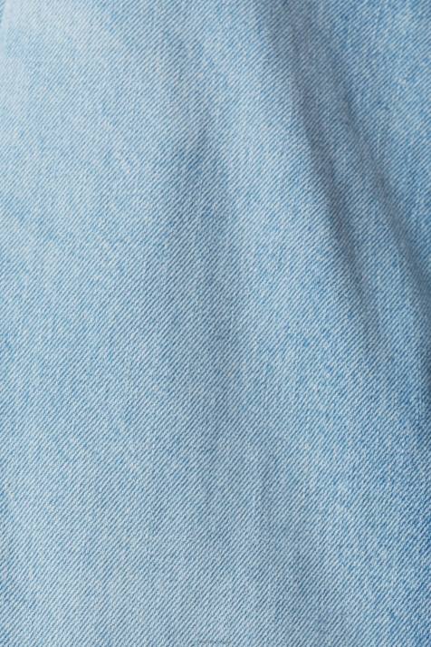 jeans azul branqueado homens Esprit jeans folgados de algodão sustentável NBHL848