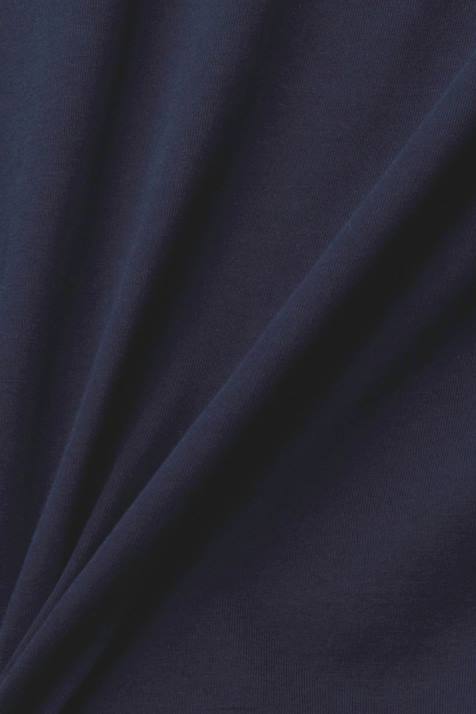 manga comprida marinha homens Esprit blusa de manga comprida em jersey NBHL948