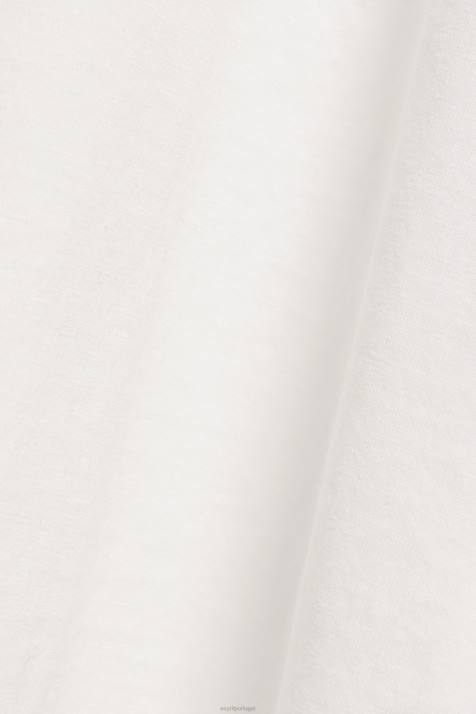 manga comprida off white homens Esprit top de manga comprida com botões NBHL771