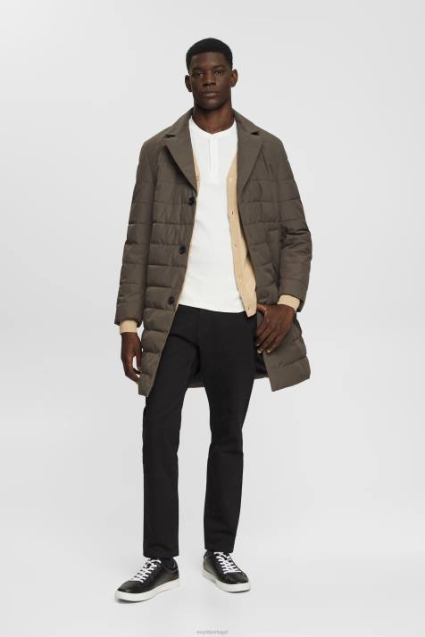 manga comprida off white homens Esprit top waffle piquê manga longa NBHL696