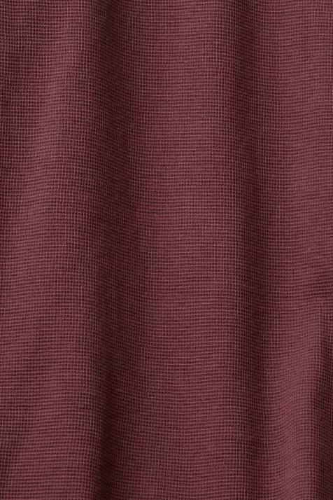 manga comprida vermelho bordeaux homens Esprit top waffle piquê manga longa, 100% algodão NBHL823