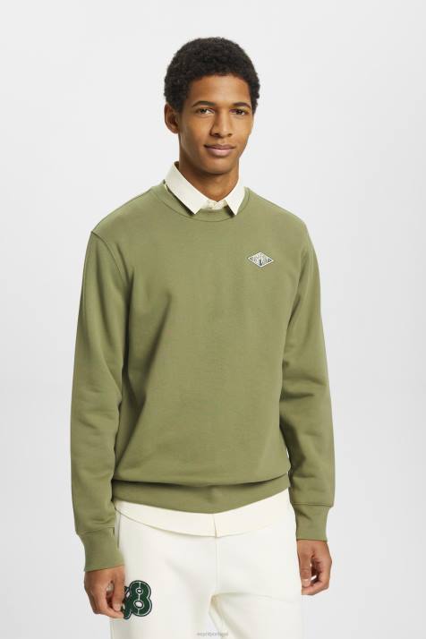 moletons e moletons Oliva homens Esprit moletom com logo estampado nas costas NBHL646