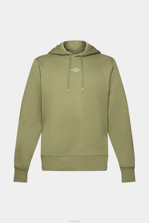 moletons e moletons Oliva homens Esprit moletom com logo estampado no peito NBHL640