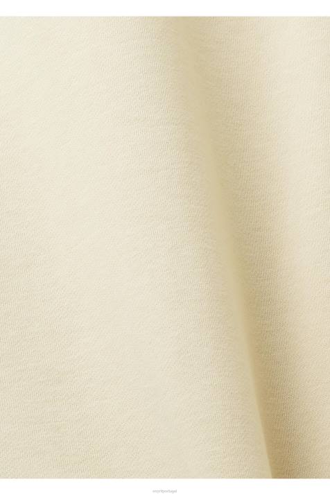 moletons e moletons bege homens Esprit moletom com estampa de logo NBHL655