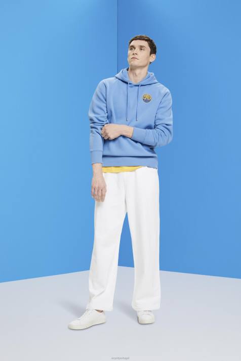 moletons e moletons lavanda azul claro homens Esprit moletom com estampa de logo NBHL651