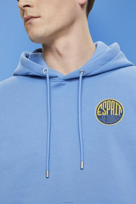 moletons e moletons lavanda azul claro homens Esprit moletom com estampa de logo NBHL651