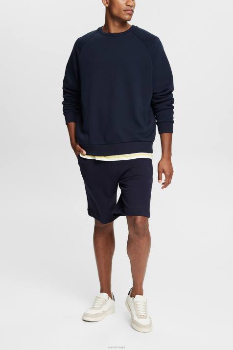 moletons e moletons marinha homens Esprit moletom com bolso com zíper NBHL934