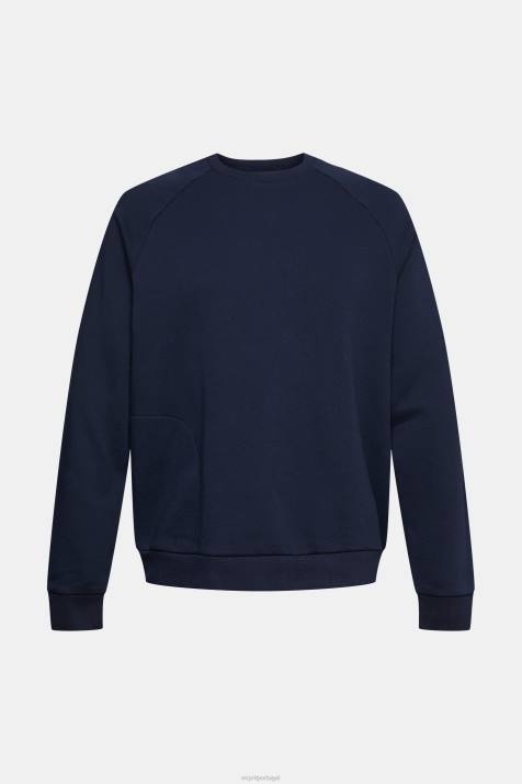 moletons e moletons marinha homens Esprit moletom com bolso com zíper NBHL934