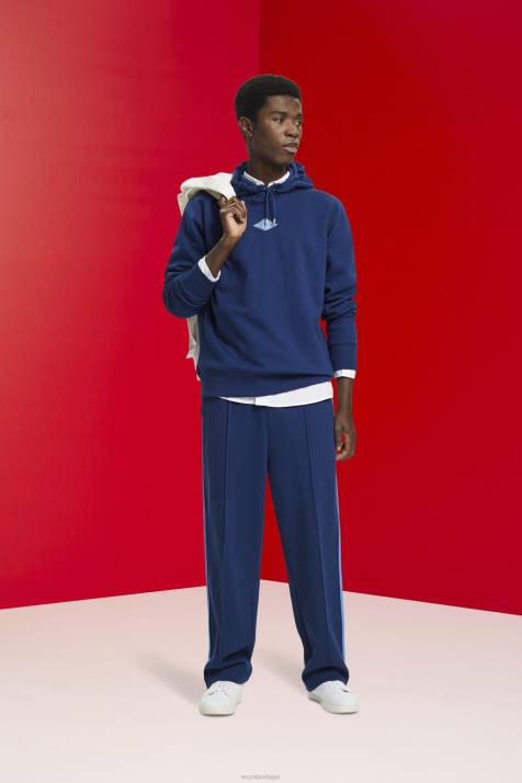 moletons e moletons tinta homens Esprit moletom com logo estampado no peito NBHL641