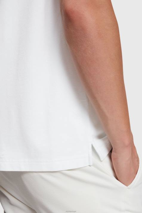 pólos branco homens Esprit pólo clássico do clube de tênis golfinho NBHL893