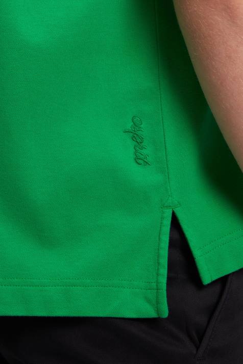 pólos verde homens Esprit golfinho clube de tênis polo descontraído NBHL875