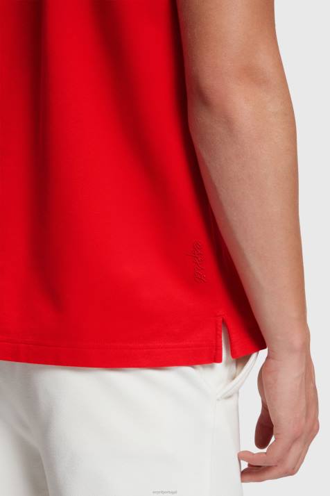 pólos vermelho homens Esprit pólo clássico do clube de tênis golfinho NBHL896