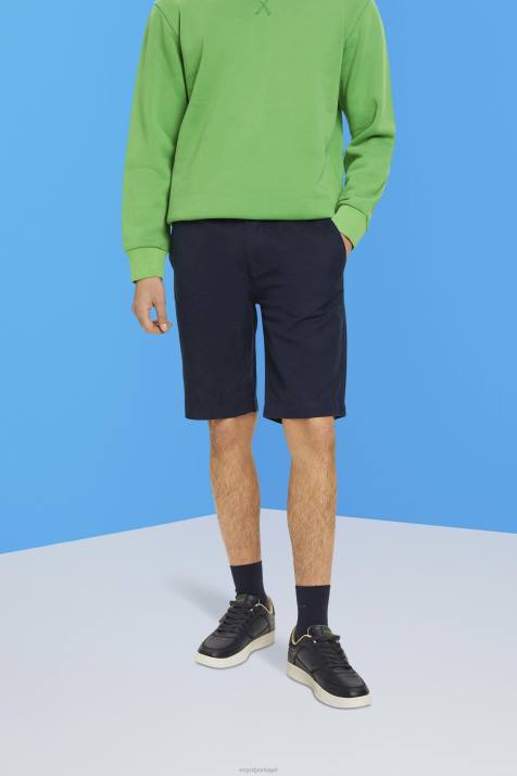 shorts marinha homens Esprit shorts estilo chino NBHL751