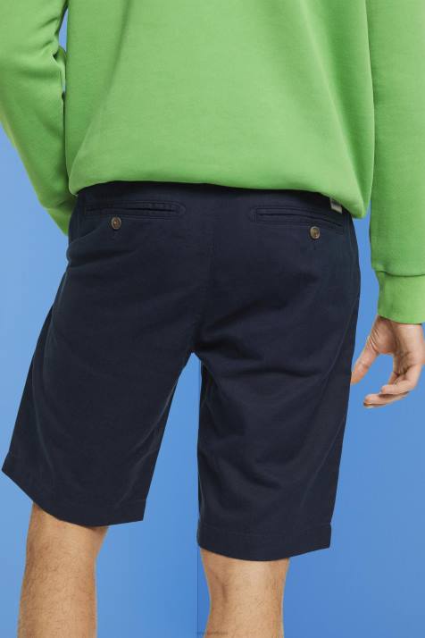 shorts marinha homens Esprit shorts estilo chino NBHL751