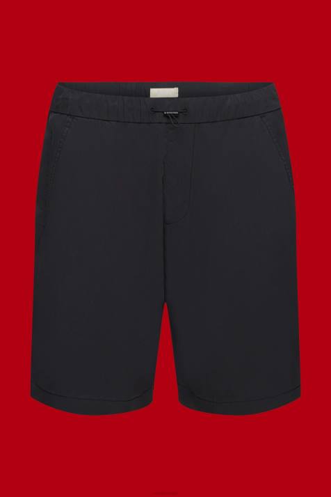 shorts preto homens Esprit shorts lavados leves NBHL757