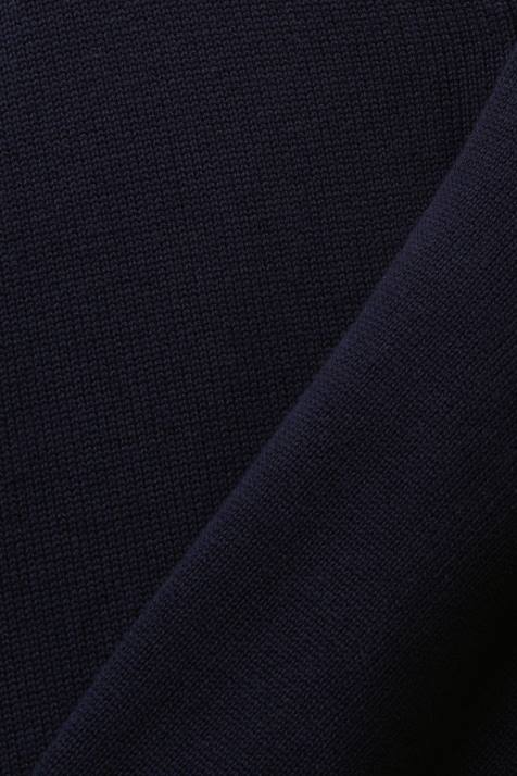 suéteres marinha homens Esprit cardigan de algodão sustentável com decote em V NBHL776