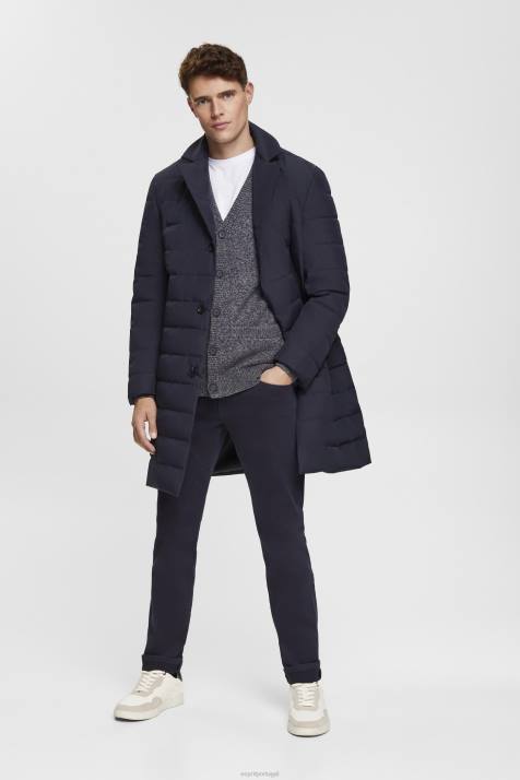 suéteres marinha homens Esprit cardigan de malha com botões NBHL698