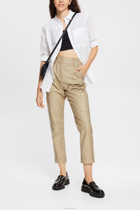 blusas branco mulheres Esprit blusa camisa, algodão orgânico NBHL541