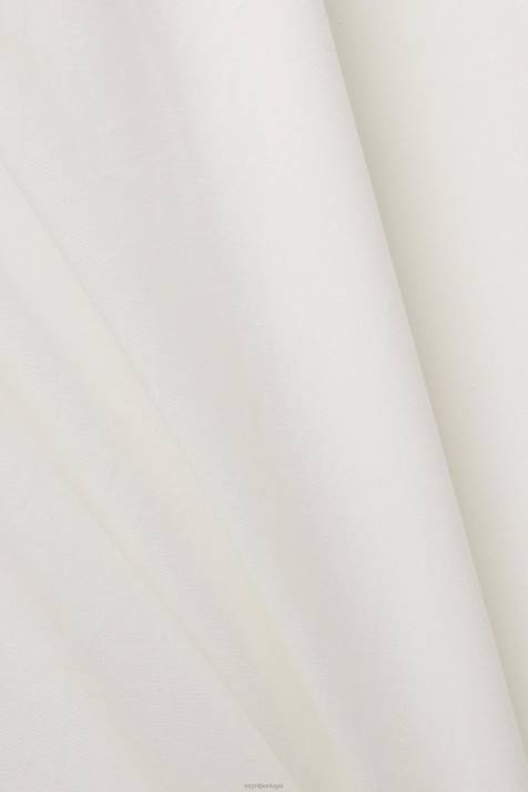 blusas branco mulheres Esprit blusa com costas abertas, tencel NBHL201