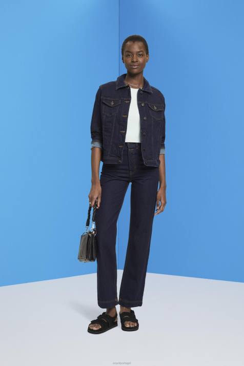 blusas verde água claro mulheres Esprit blusa cropped sem manga NBHL309