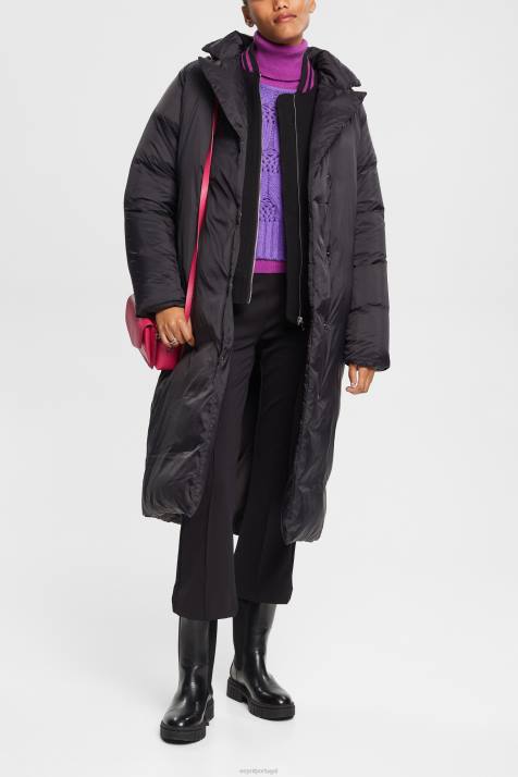 calças preto mulheres Esprit calças largas NBHL440