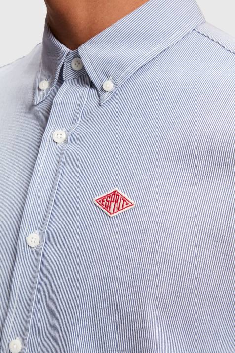 camisas azul mulheres ESPRIT x Rest & Recreation camisa oxford cápsula NBHL472