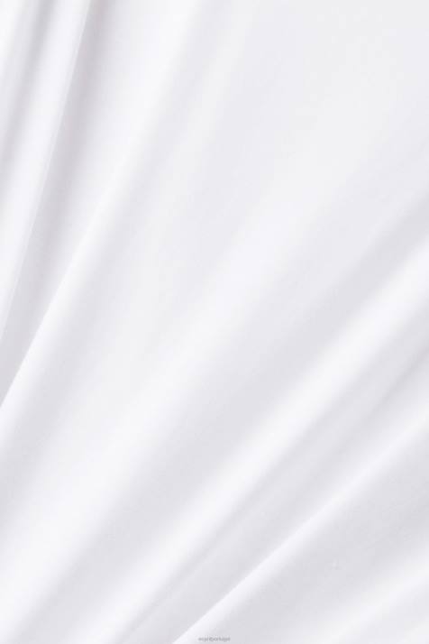 Camisetas branco mulheres Esprit camiseta com estampa no peito NBHL316