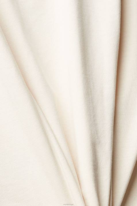 Camisetas nu mulheres Esprit camiseta com logo, mistura de tencel NBHL441