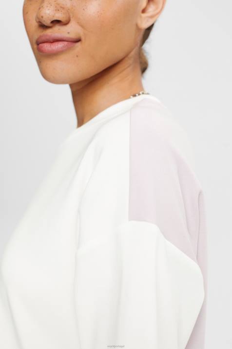 Camisetas off white mulheres Esprit camiseta bicolor NBHL393