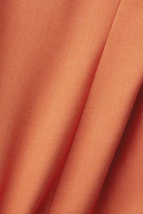 casacos laranja vermelho mulheres Esprit blazer oversized trespassado NBHL313